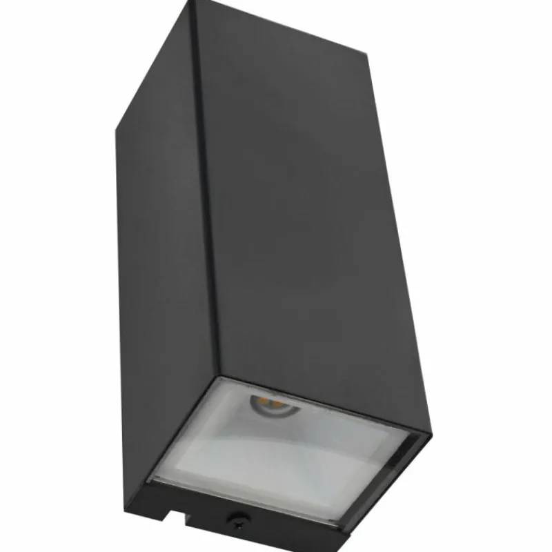 Luminaires Lutec Applique murale d'extérieur Lutec LUCA LED Noir, 1 lumière
