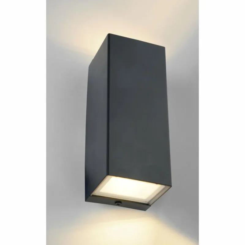 Luminaires Lutec Applique murale d'extérieur Lutec LUCA LED Noir, 1 lumière