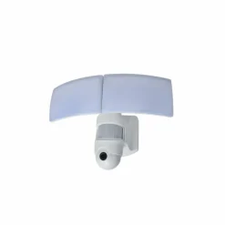 Luminaires Lutec Applique murale d'extérieur Lutec LIBRA LED Blanc, 1 lumière, Détecteur de mouvement