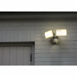 Luminaires Lutec Applique murale d'extérieur Lutec LIBRA LED Blanc, 1 lumière, Détecteur de mouvement