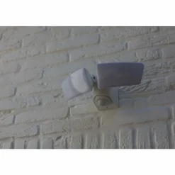 Luminaires Lutec Applique murale d'extérieur Lutec ARTICA LED Blanc, 1 lumière, Détecteur de mouvement