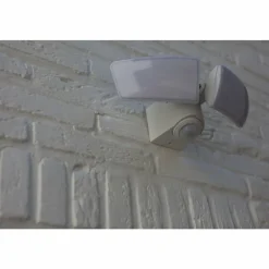 Luminaires Lutec Applique murale d'extérieur Lutec ARTICA LED Blanc, 1 lumière, Détecteur de mouvement