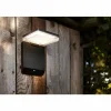 Luminaires Lutec Applique murale d'extérieur Lutec MOZE LED Noir, 1 lumière, Détecteur de mouvement