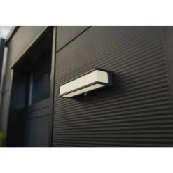 Luminaires Lutec Applique murale d'extérieur Lutec DOBLO LED Anthracite, 1 lumière, Détecteur de mouvement