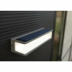 Luminaires Lutec Applique murale d'extérieur Lutec DOBLO LED Anthracite, 1 lumière, Détecteur de mouvement