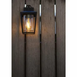 Luminaires Lutec Applique murale d'extérieur Lutec WEST Noir, 1 lumière