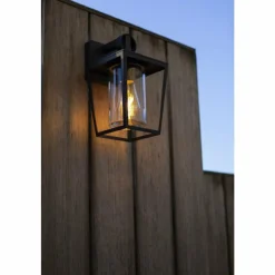 Luminaires Lutec Applique murale d'extérieur Lutec WEST Noir, 1 lumière
