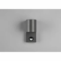 Luminaires Trio Applique murale d'extérieur Trio Roya Anthracite, 1 lumière, Détecteur de mouvement