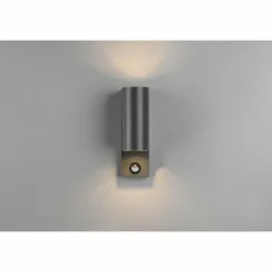 Luminaires Trio Applique murale d'extérieur Trio Roya Anthracite, 2 lumières, Détecteur de mouvement