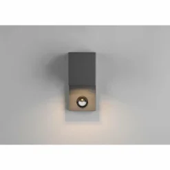 Luminaires Trio Applique murale d'extérieur Trio Roya Anthracite, 1 lumière, Détecteur de mouvement