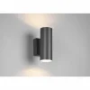 Luminaires Reality Applique murale d'extérieur Reality Laredo Anthracite, 2 lumières