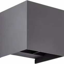 Luminaires Brilliant Applique murale d'extérieur Brilliant Hilly LED Gris, 1 lumière