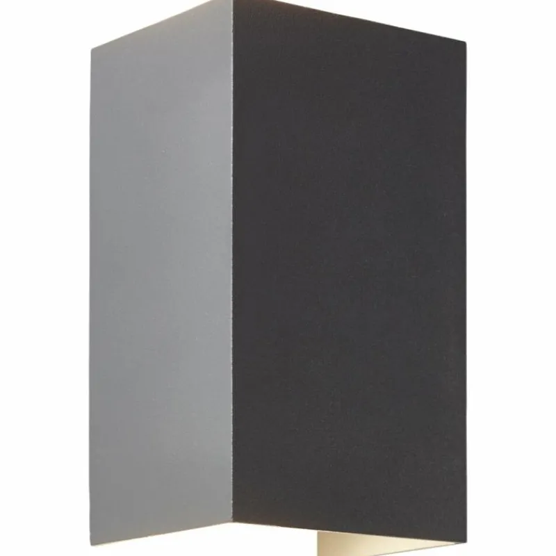 Luminaires Brilliant Applique murale d'extérieur Brilliant Hilly LED Gris, 2 lumières