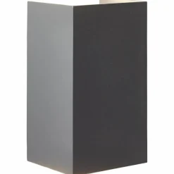 Luminaires Brilliant Applique murale d'extérieur Brilliant Hilly LED Gris, 2 lumières