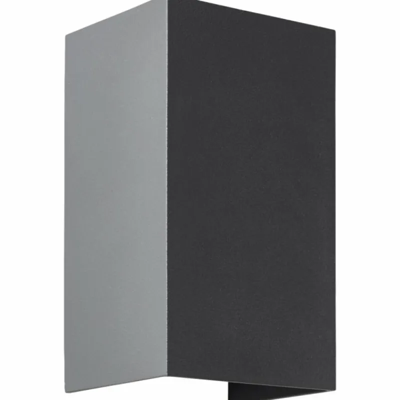 Luminaires Brilliant Applique murale d'extérieur Brilliant Hilly LED Gris, 2 lumières