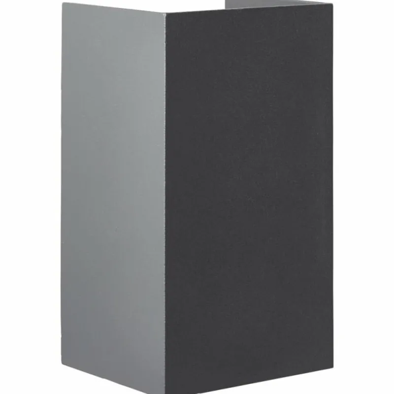 Luminaires Brilliant Applique murale d'extérieur Brilliant Hilly LED Gris, 2 lumières