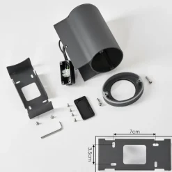 hofstein Applique murale d'extérieur Cebuentos Anthracite, 1 lumière