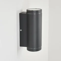 hofstein Applique murale d'extérieur Cebuentos Anthracite, 2 lumières