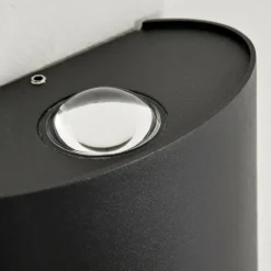 hofstein Applique murale d'extérieur Oiba LED Gris, 1 lumière