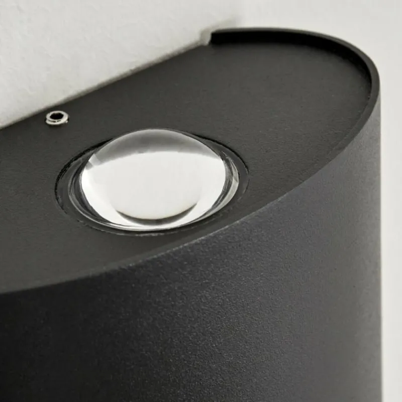 hofstein Applique murale d'extérieur Oiba LED Gris, 1 lumière