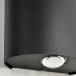 hofstein Applique murale d'extérieur Oiba LED Gris, 1 lumière