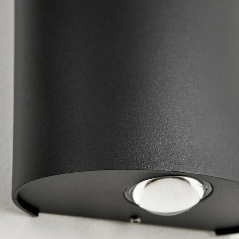 hofstein Applique murale d'extérieur Oiba LED Gris, 1 lumière