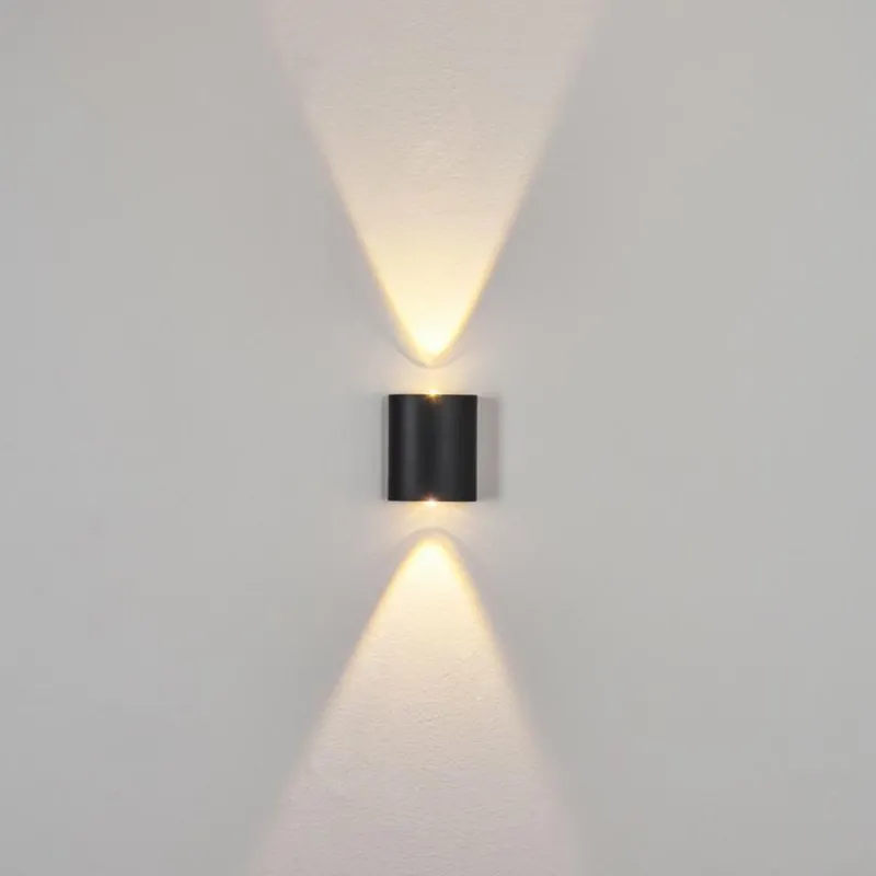 hofstein Applique murale d'extérieur Oiba LED Gris, 1 lumière