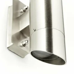 Luminaires Brilliant Applique murale d'extérieur Brilliant Ellary Argenté, 1 lumière