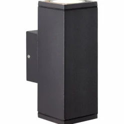 Luminaires Brilliant Applique murale d'extérieur Brilliant Hally Anthracite, 2 lumières