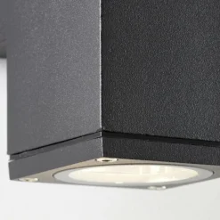 Luminaires Brilliant Applique murale d'extérieur Brilliant Hally Anthracite, 2 lumières