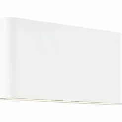 Luminaires Brilliant Applique murale d'extérieur Brilliant Welbie LED Blanc, 1 lumière