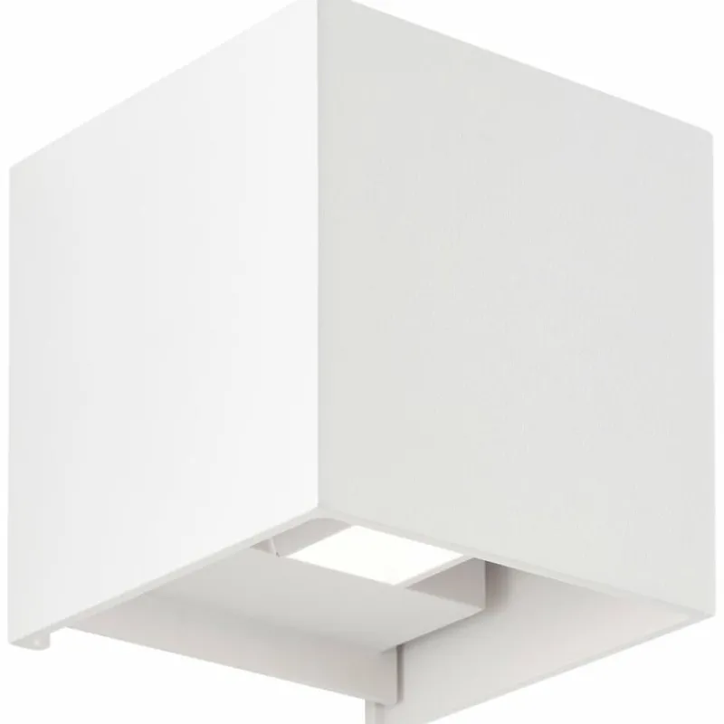 Luminaires Brilliant Applique murale d'extérieur Brilliant Isak LED Blanc, 1 lumière