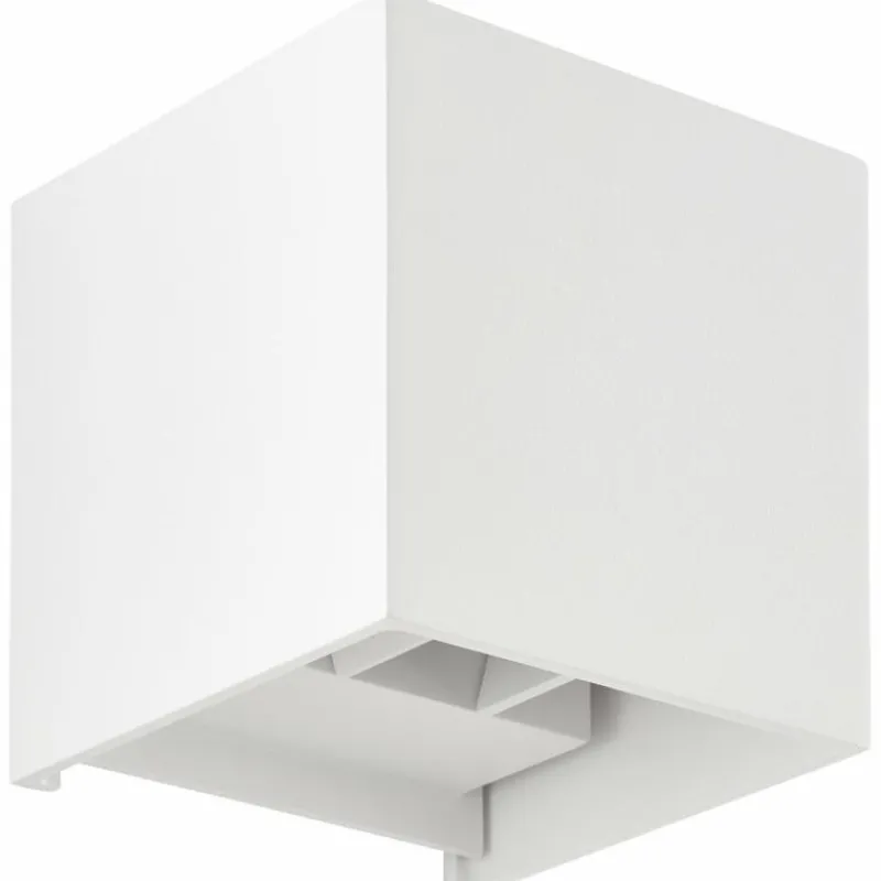 Luminaires Brilliant Applique murale d'extérieur Brilliant Isak LED Blanc, 1 lumière