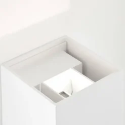 Luminaires Brilliant Applique murale d'extérieur Brilliant Isak LED Blanc, 1 lumière