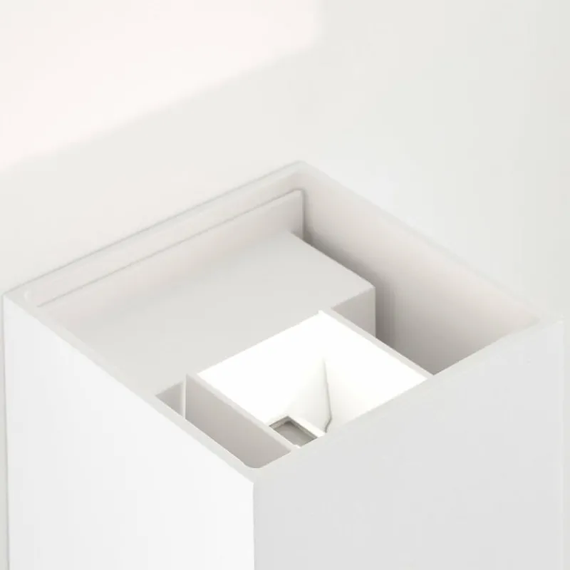 Luminaires Brilliant Applique murale d'extérieur Brilliant Isak LED Blanc, 1 lumière