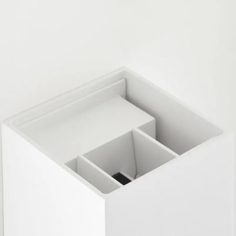 Luminaires Brilliant Applique murale d'extérieur Brilliant Isak LED Blanc, 1 lumière