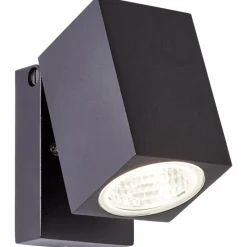 Luminaires Brilliant Applique murale d'extérieur Brilliant Burk LED Noir, 1 lumière