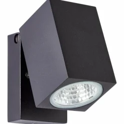 Luminaires Brilliant Applique murale d'extérieur Brilliant Burk LED Noir, 1 lumière