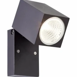 Luminaires Brilliant Applique murale d'extérieur Brilliant Burk LED Noir, 1 lumière