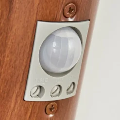 hofstein Applique murale d'extérieur Gaborone Brun, Couleur bois, 1 lumière, Détecteur de mouvement