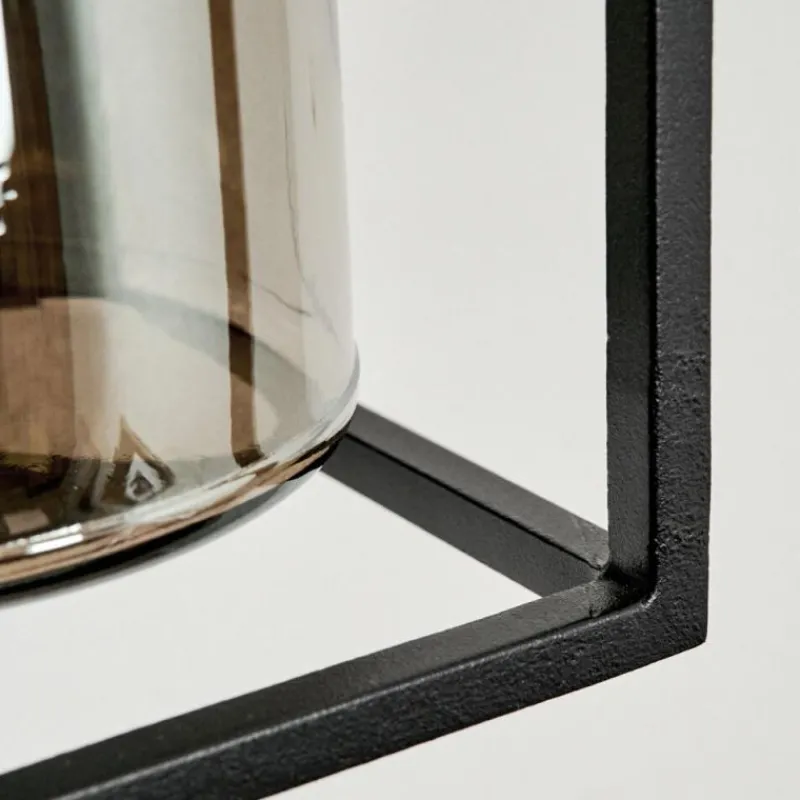 hofstein Applique murale d'extérieur Palanga LED Noir, 1 lumière, Détecteur de mouvement