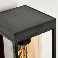 hofstein Applique murale d'extérieur Palanga LED Noir, 1 lumière, Détecteur de mouvement