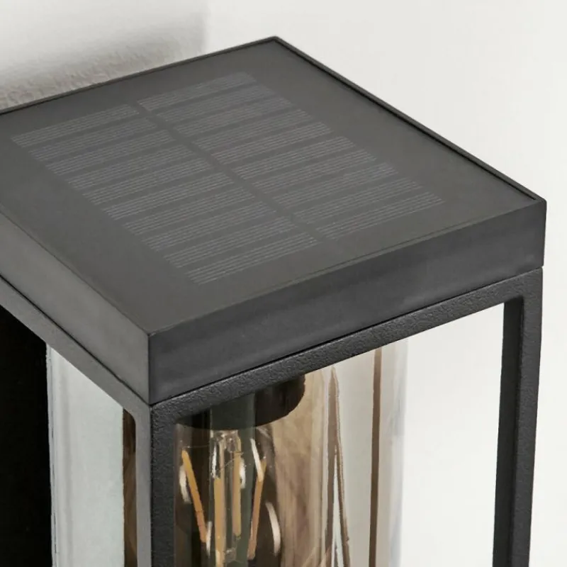 hofstein Applique murale d'extérieur Palanga LED Noir, 1 lumière, Détecteur de mouvement