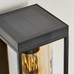 hofstein Applique murale d'extérieur Palanga LED Noir, 1 lumière, Détecteur de mouvement