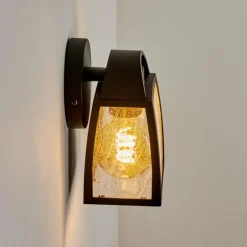 hofstein Applique murale d'extérieur Trosa Noir, 1 lumière