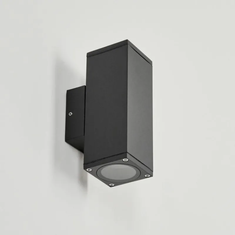 hofstein Applique murale d'extérieur Kastari Anthracite, 2 lumières