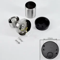 hofstein Applique murale d'extérieur Corneda Acier inoxydable, 1 lumière