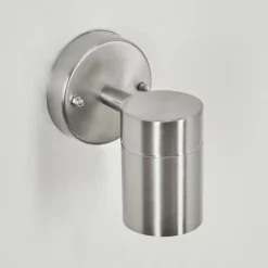 hofstein Applique murale d'extérieur Corneda Acier inoxydable, 1 lumière