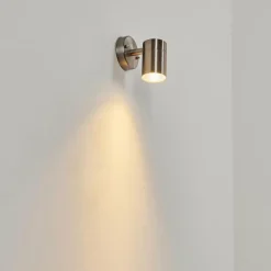 hofstein Applique murale d'extérieur Corneda Acier inoxydable, 1 lumière