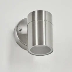 hofstein Applique murale d'extérieur Corneda Acier inoxydable, 1 lumière